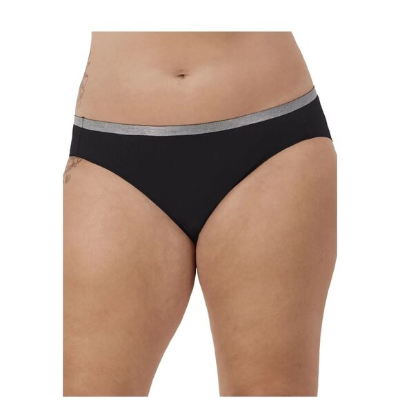 Hanes Just My Size Women's Bikini Underwear, 5-Pack Size 10/2X - Picture 4 of 9